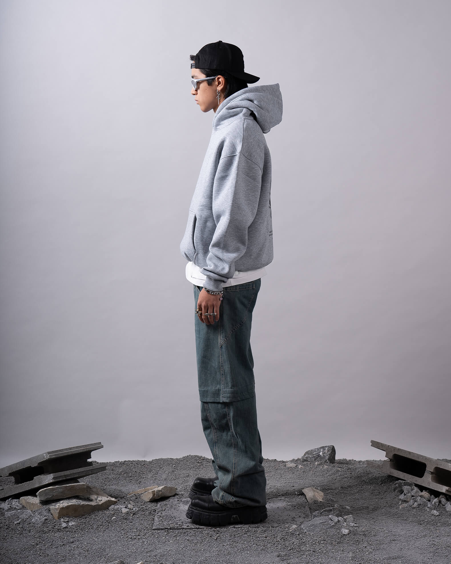 R:Core Hoodie Grey