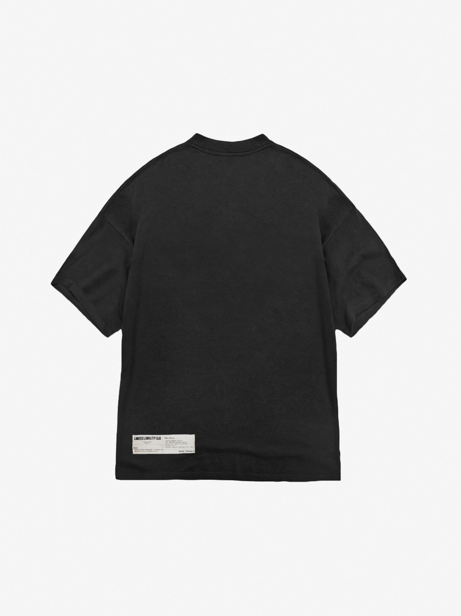 PATCH SIGNATURE T-SHIRT - BLACK