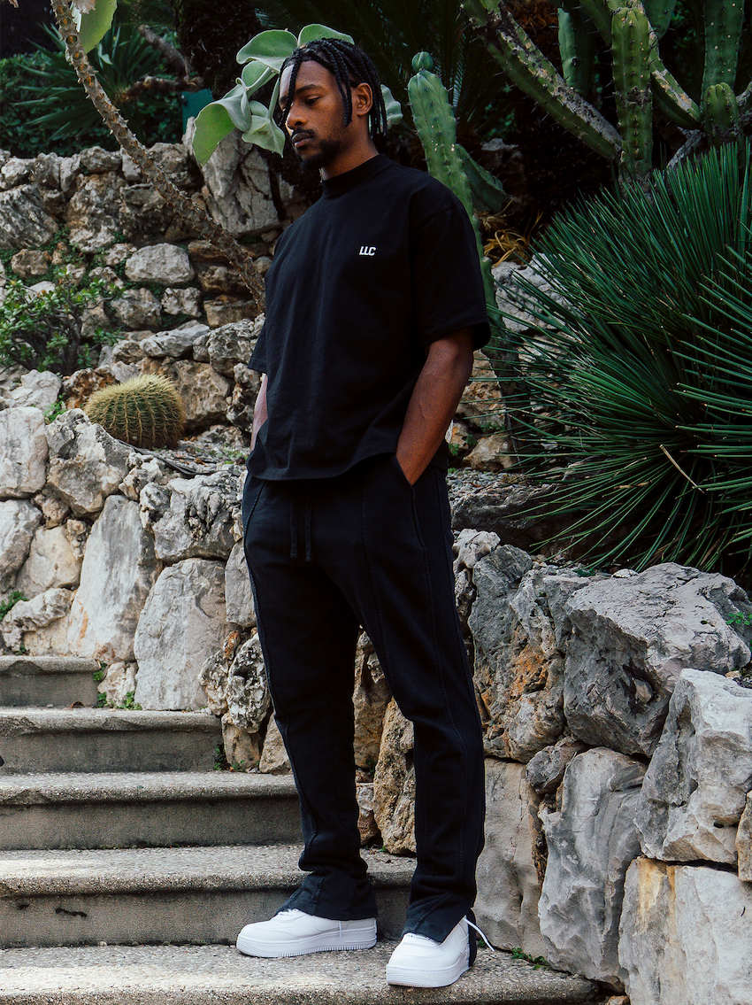 PATCH SIGNATURE T-SHIRT - BLACK