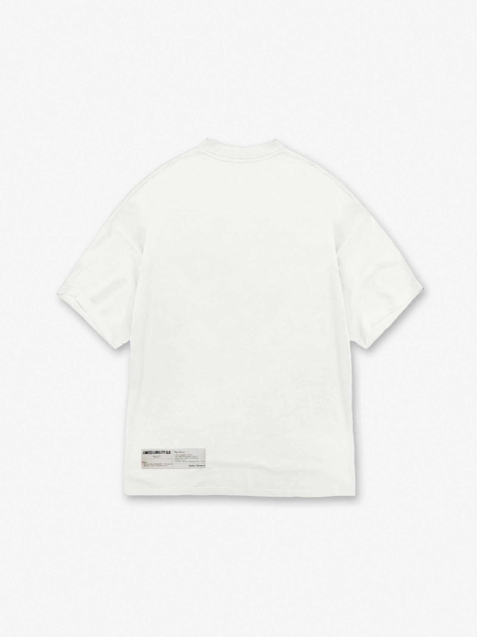 PATCH SIGNATURE T-SHIRT - CREAM WHITE