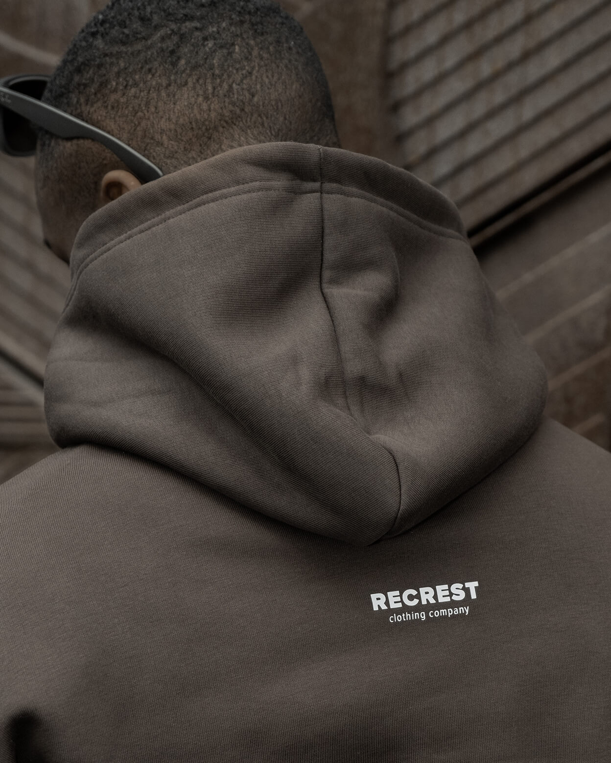 Recrest Basic Brown Hoodie