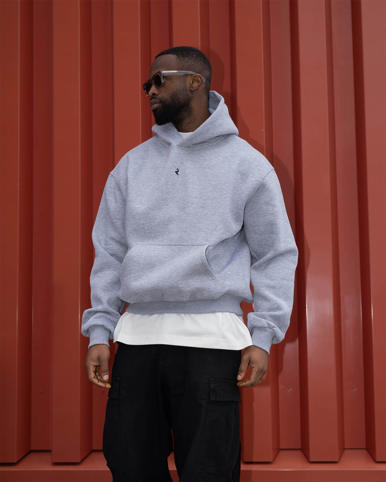 Recrest Basic Grey Hoodie